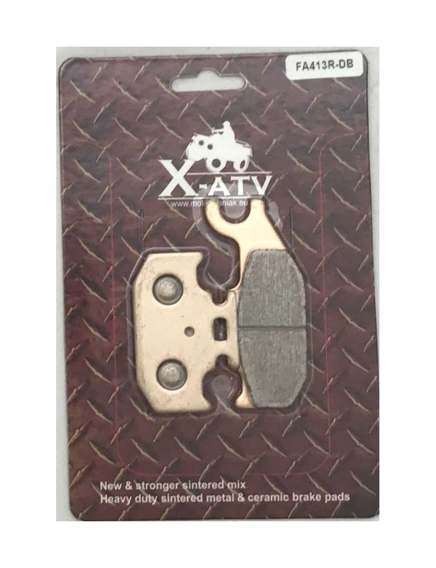 Front Left Brake Pads Suzuki Kingquad 700 750 05-14 FA413R DB2163 59100-31860 Front Left Brake Pads Suzuki Kingquad 700 750 05-14 FA413R DB2163 59100-31860