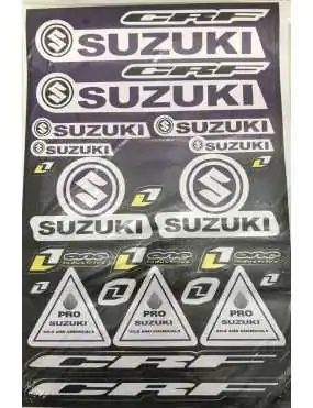 Blue Suzuki Sticker Set A3...