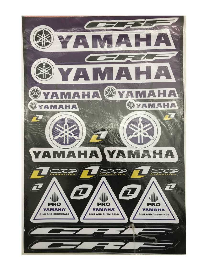 Sticker set Yamaha blue A3 429x300mm