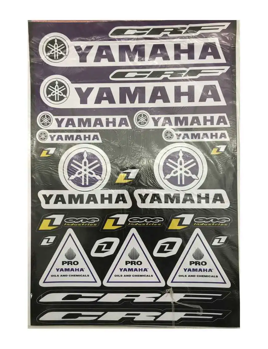 Sticker set Yamaha blue A3 429x300mm