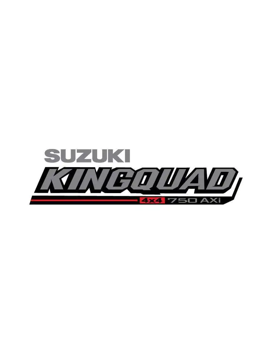 Sticker Suzuki Kingquad 750AXI