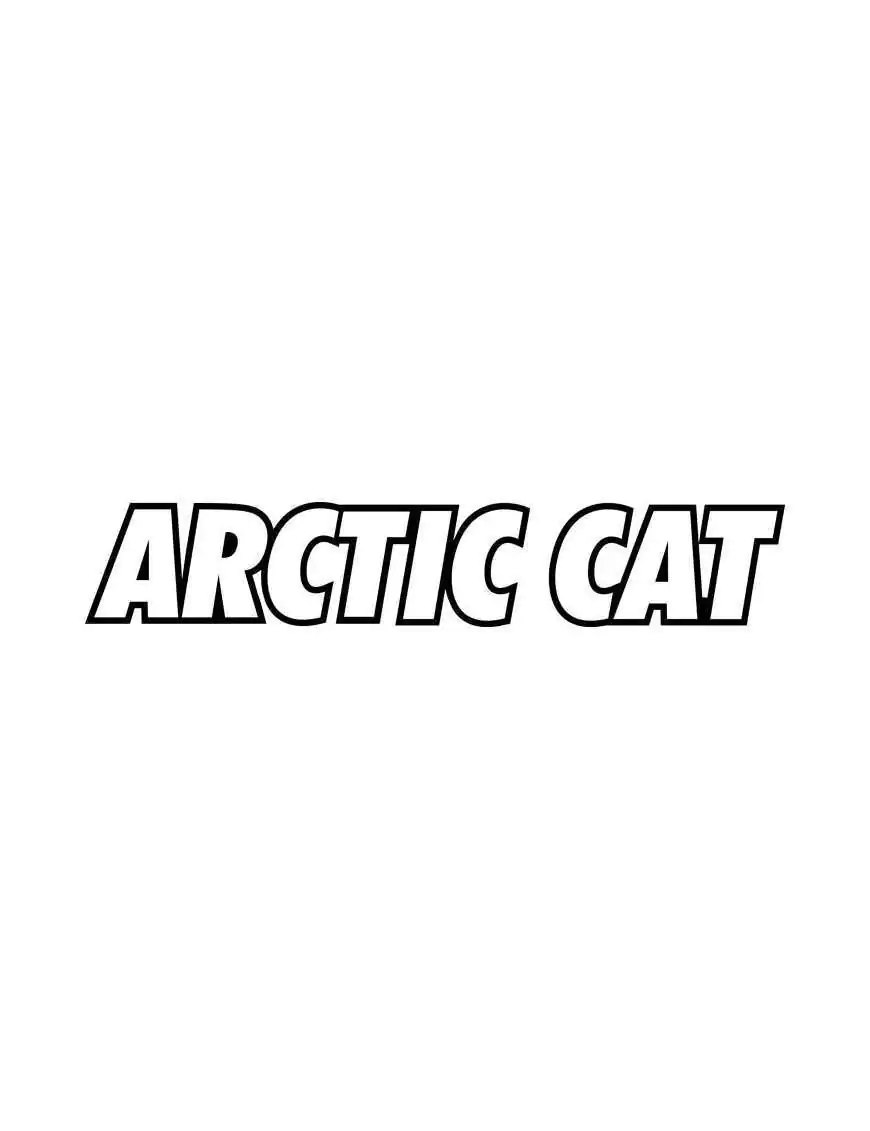 Sticker Arctic Cat logo