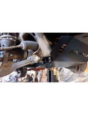 Osłona chłodnic, silnika i przedniego mostu Lexus GX470 2002-2009 czerwona
