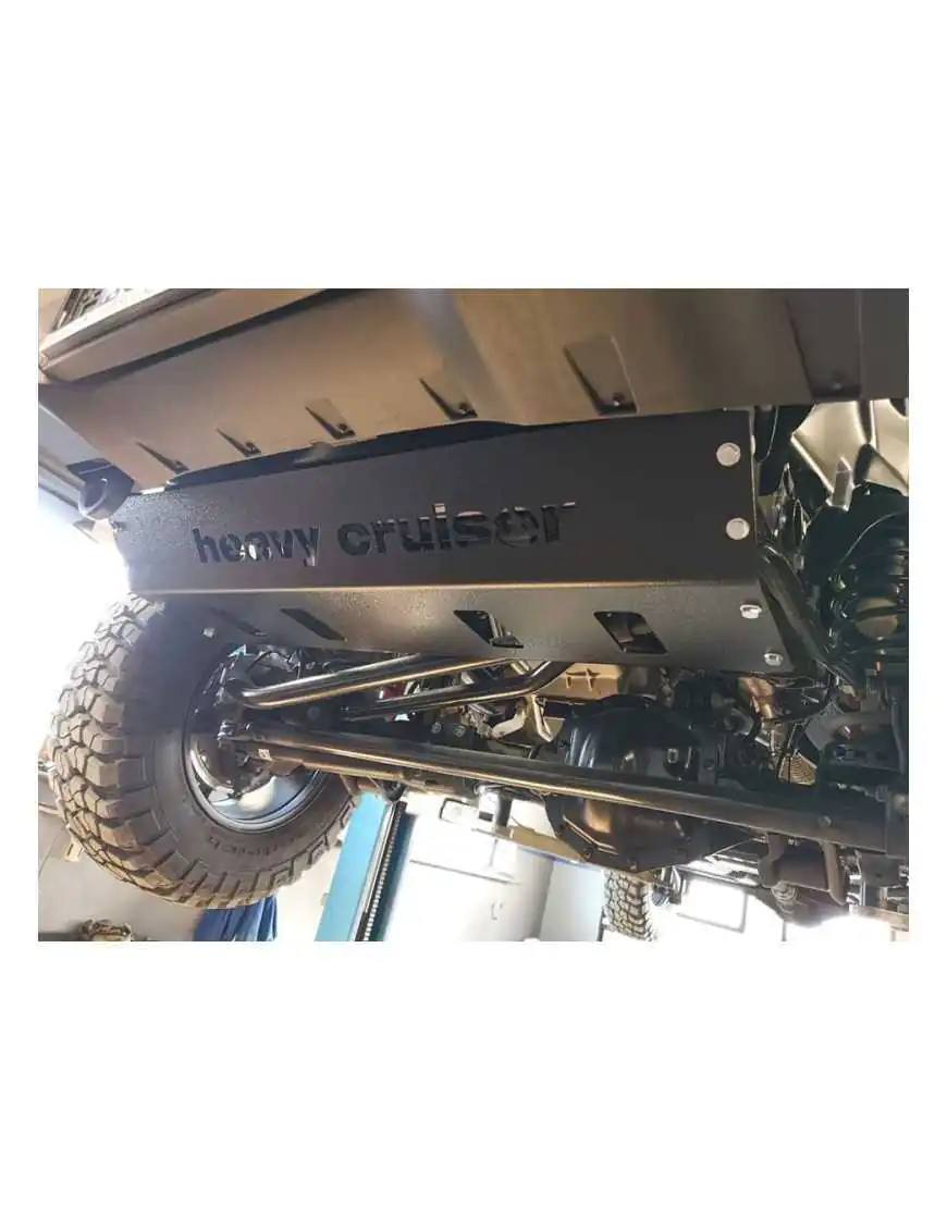 Osłona chłodnic i stabilizatora STANDARD Jeep Wrangler JL 2018- aluminiowa