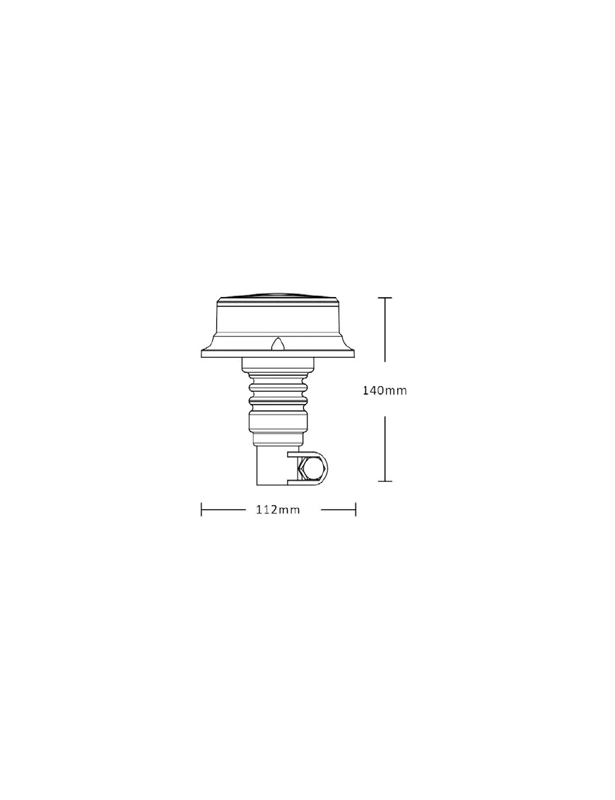 Lampa błyskowa PICO LED blue flex R10 R65