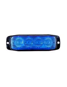 Lampa strobo pojazdy specjalne 4xLED blue R10 R65