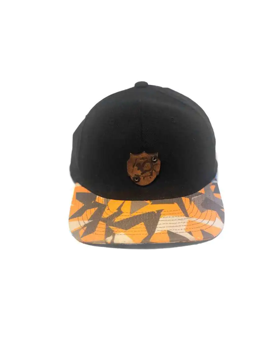 SnapBack Czapka z dazkiem Orange Camo