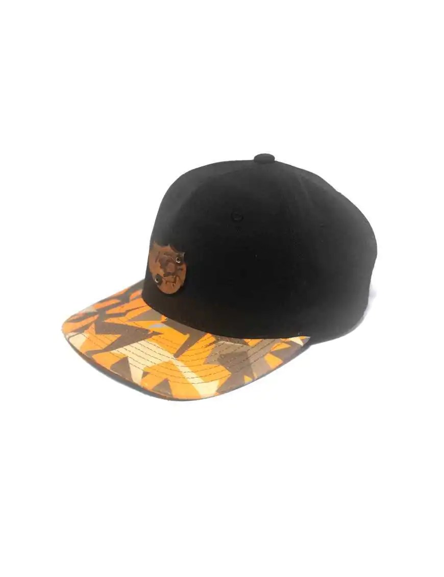 SnapBack Czapka z dazkiem Orange Camo