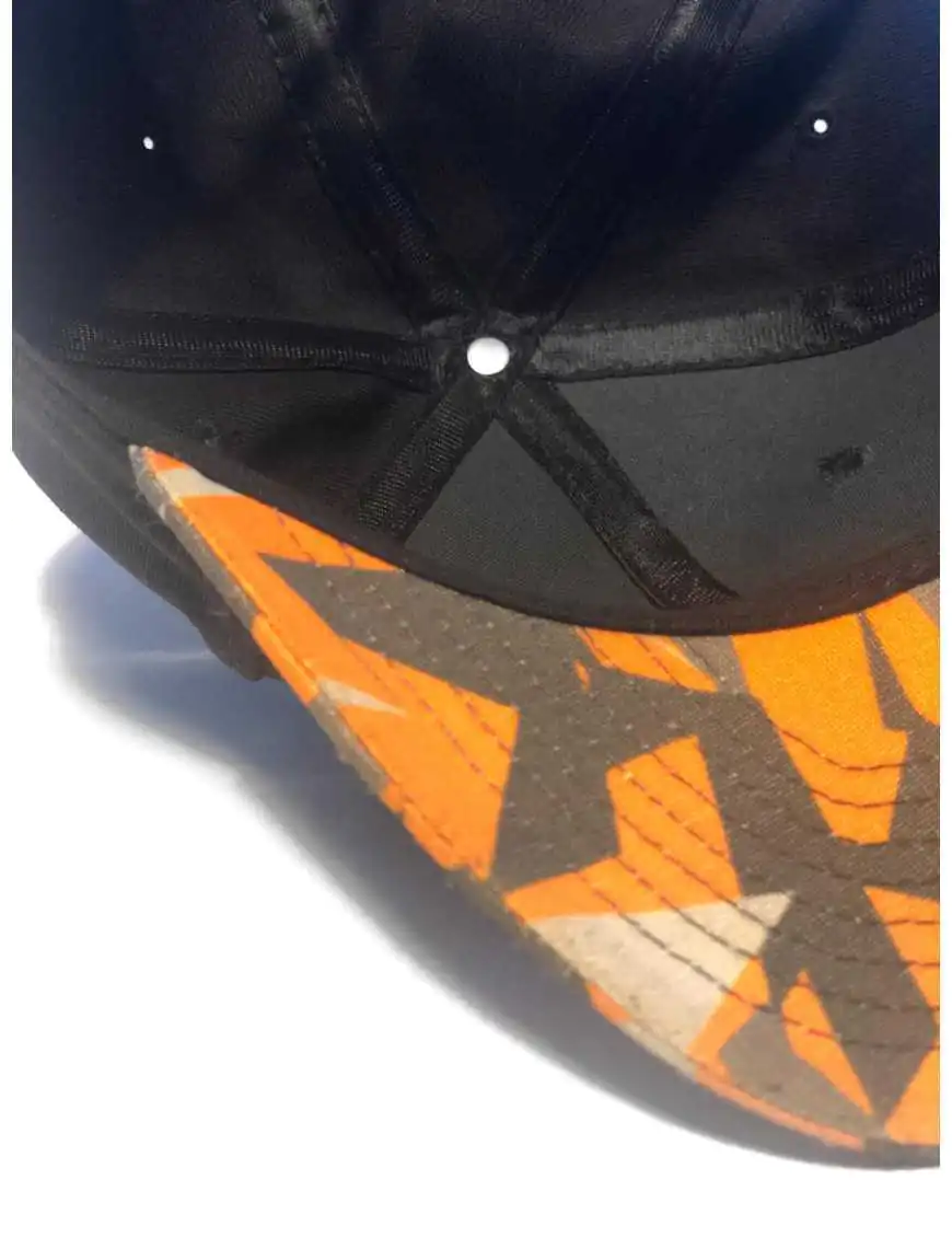 SnapBack Czapka z dazkiem Orange Camo