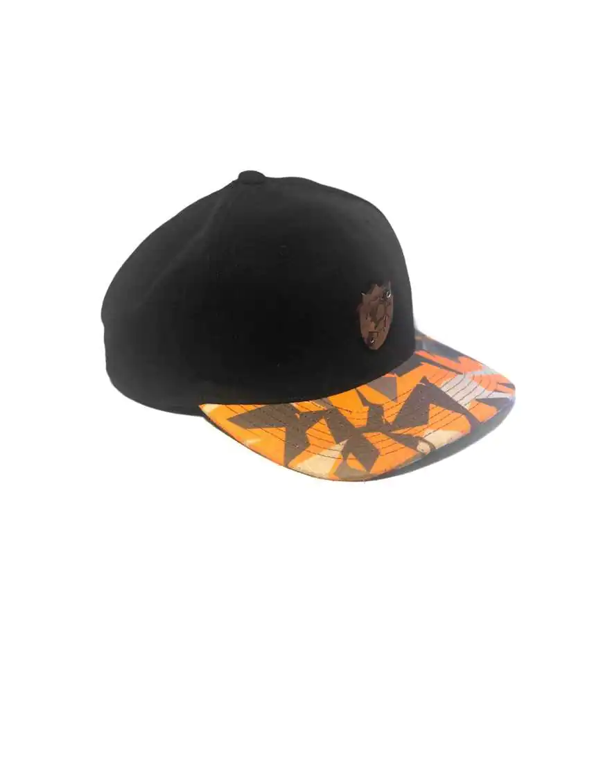 SnapBack Czapka z dazkiem Orange Camo