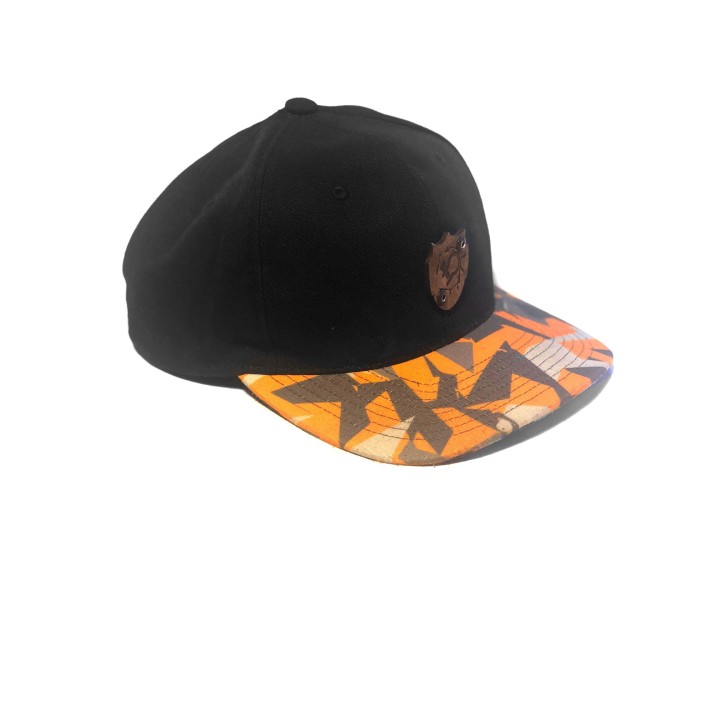 SnapBack Czapka z dazkiem Orange Camo