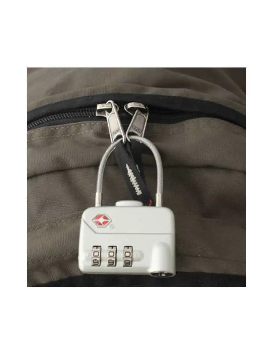 Kłódka z linką na bagaż Travellock Cable TSA - TravelSafe