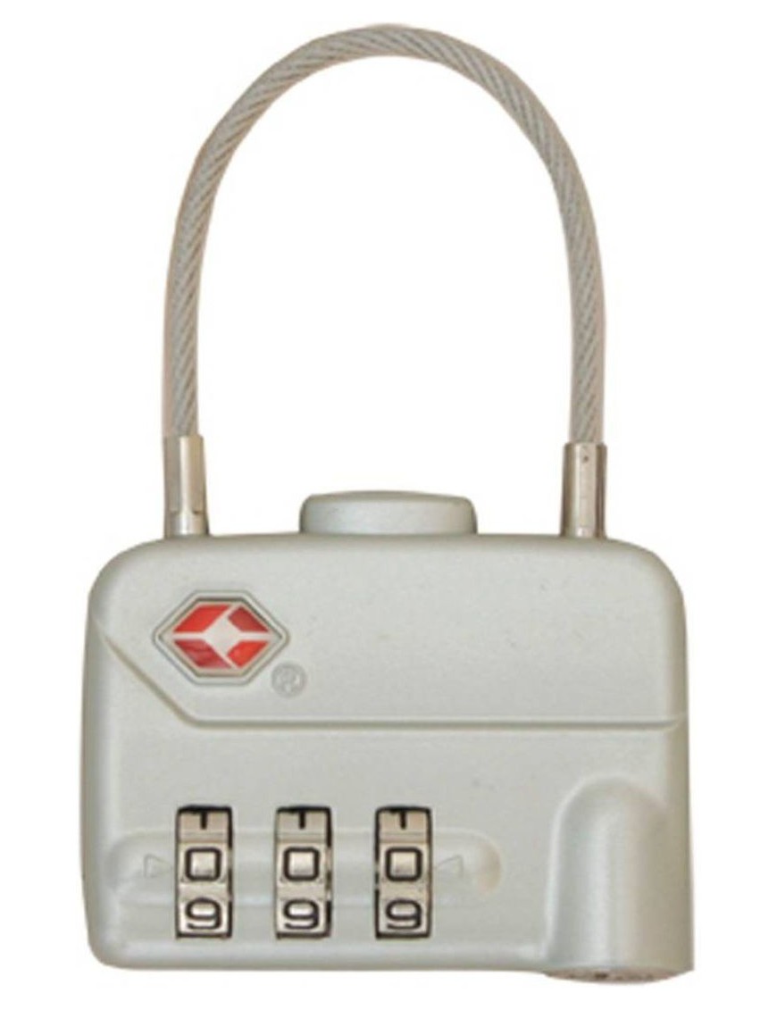 Kłódka z linką na bagaż Travellock Cable TSA - TravelSafe