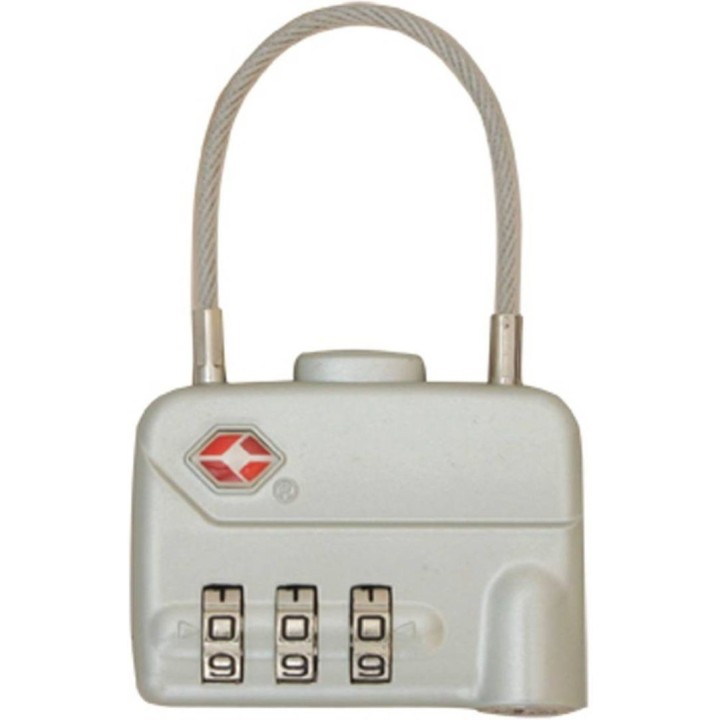 Kłódka z linką na bagaż Travellock Cable TSA - TravelSafe