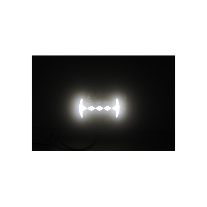BAT LIGHT LED reflektor szperacz lampa 12/24V 103W 7480 LM