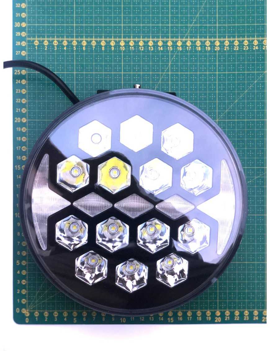 BAT LIGHT LED reflektor szperacz lampa 12/24V 103W 7480 LM