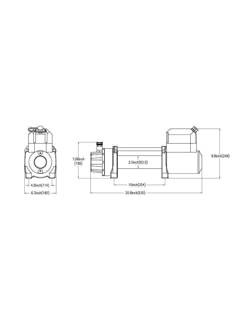 WYCIĄGARKA PRESKO PEW12000 12V 5,5T