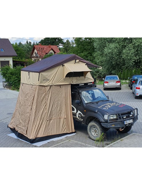 Namiot dachowy ALASKA 160 cm 4 osobowy LONG + przedsionek