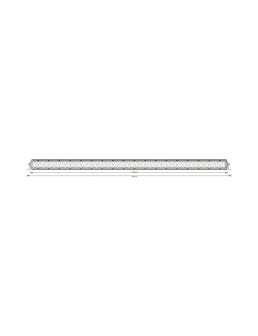 Slim Panel LED 36x5W 180W combo 944x50x67mm