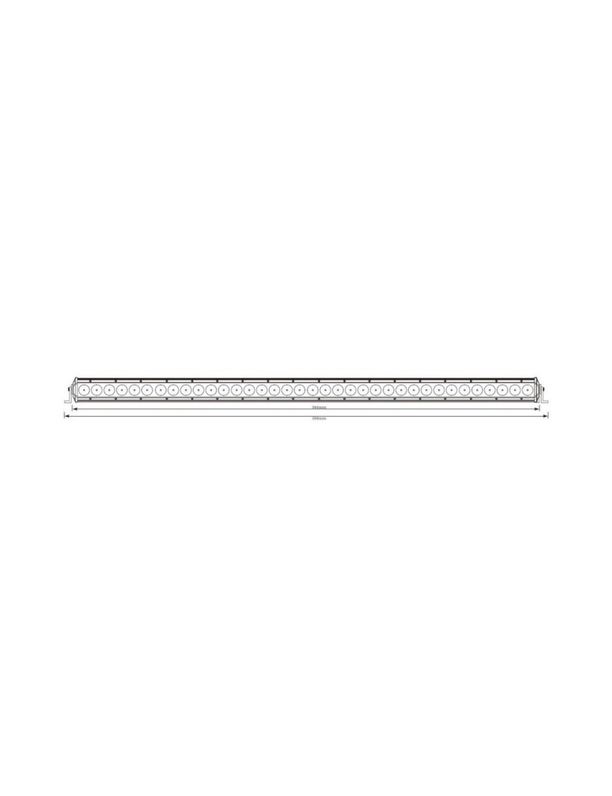 Slim Panel LED 36x5W 180W combo  944x50x67mm