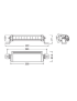 Panel LED OSRAM FX250CB 30W 2700lm IP67 z homologacją ECE 40x9,4x7,7