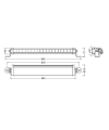 Osram Lightbar FX500-CB 5500lm 65,5x9,4x7,7
