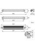 Lightbar FX500-SP Osram 35W 3500lm 9,4x65,5x7,7