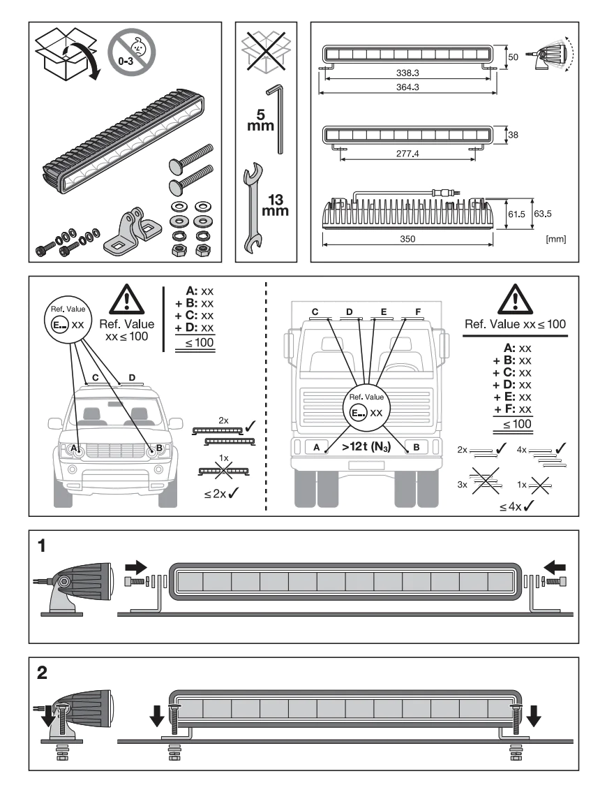 Lightbar SX300-SP Osram 