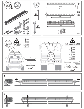 Lightbar SX500-SP Osram 45W 3900lm 6,2x55,6x3,8