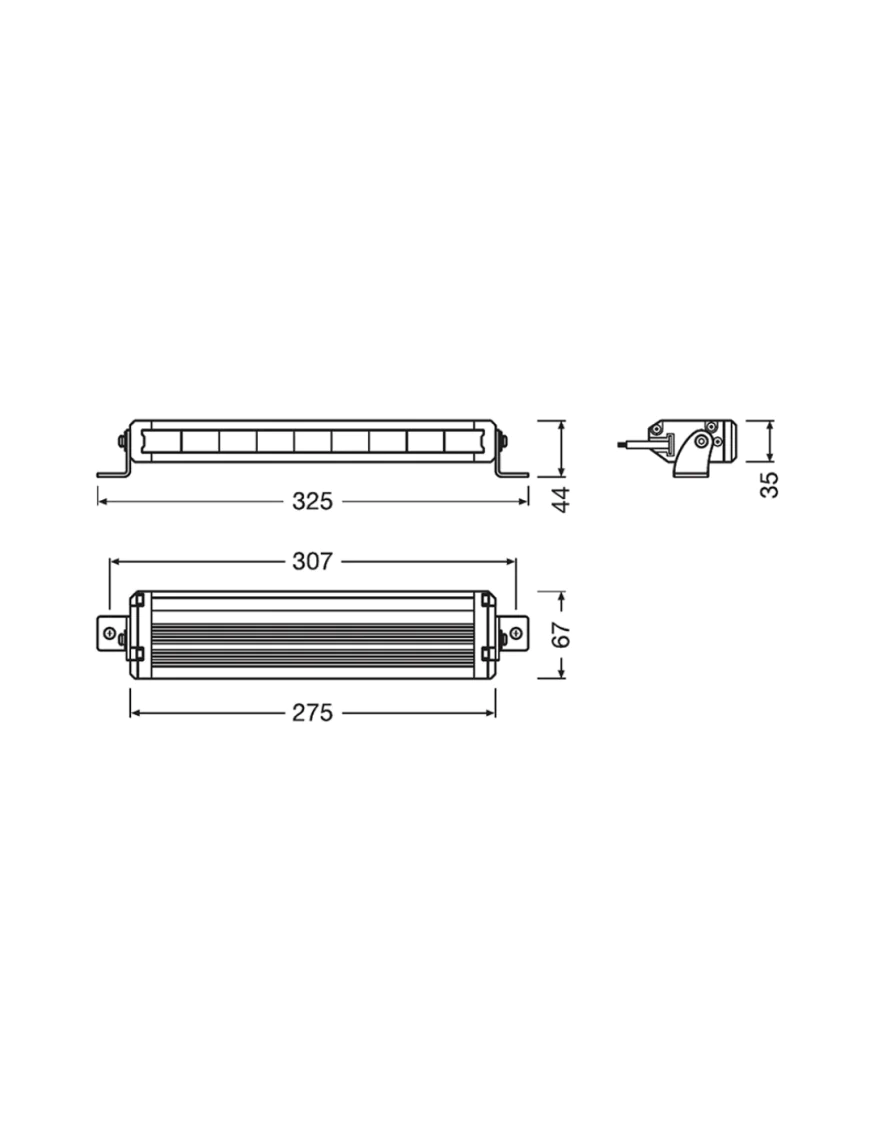 Lightbar VX250-SP 27W 1500lm 