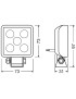 Osram Lightbar VX70-WD 550lm 24W 3,1x7,3x9,7cm