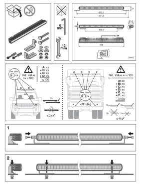 LEDriving® LIGHTBAR SX500-CB 55,6x6,1x3,8 44W