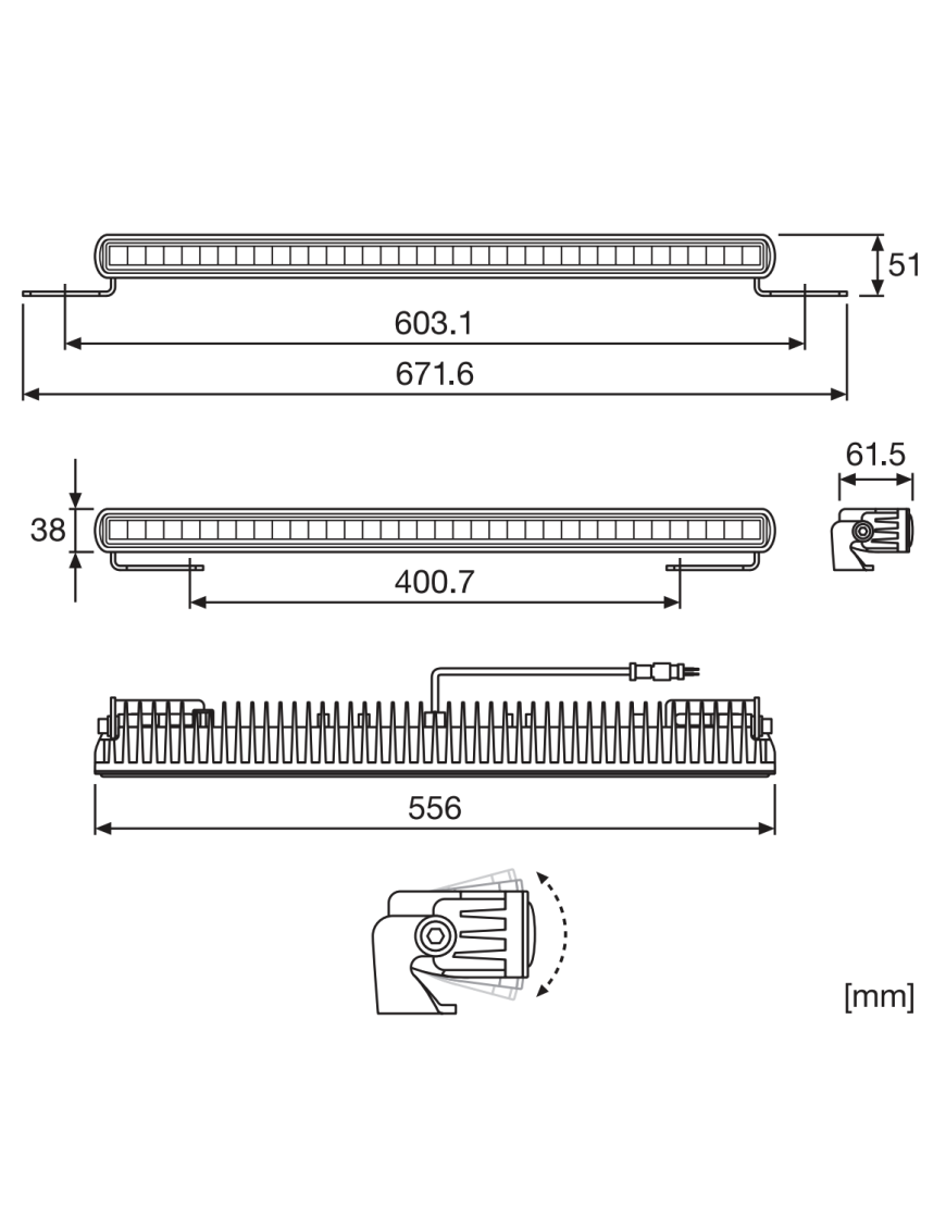 LEDriving® LIGHTBAR SX500-CB 