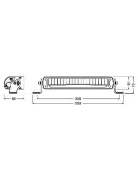 LEDriving® LIGHTBAR MX250-CB