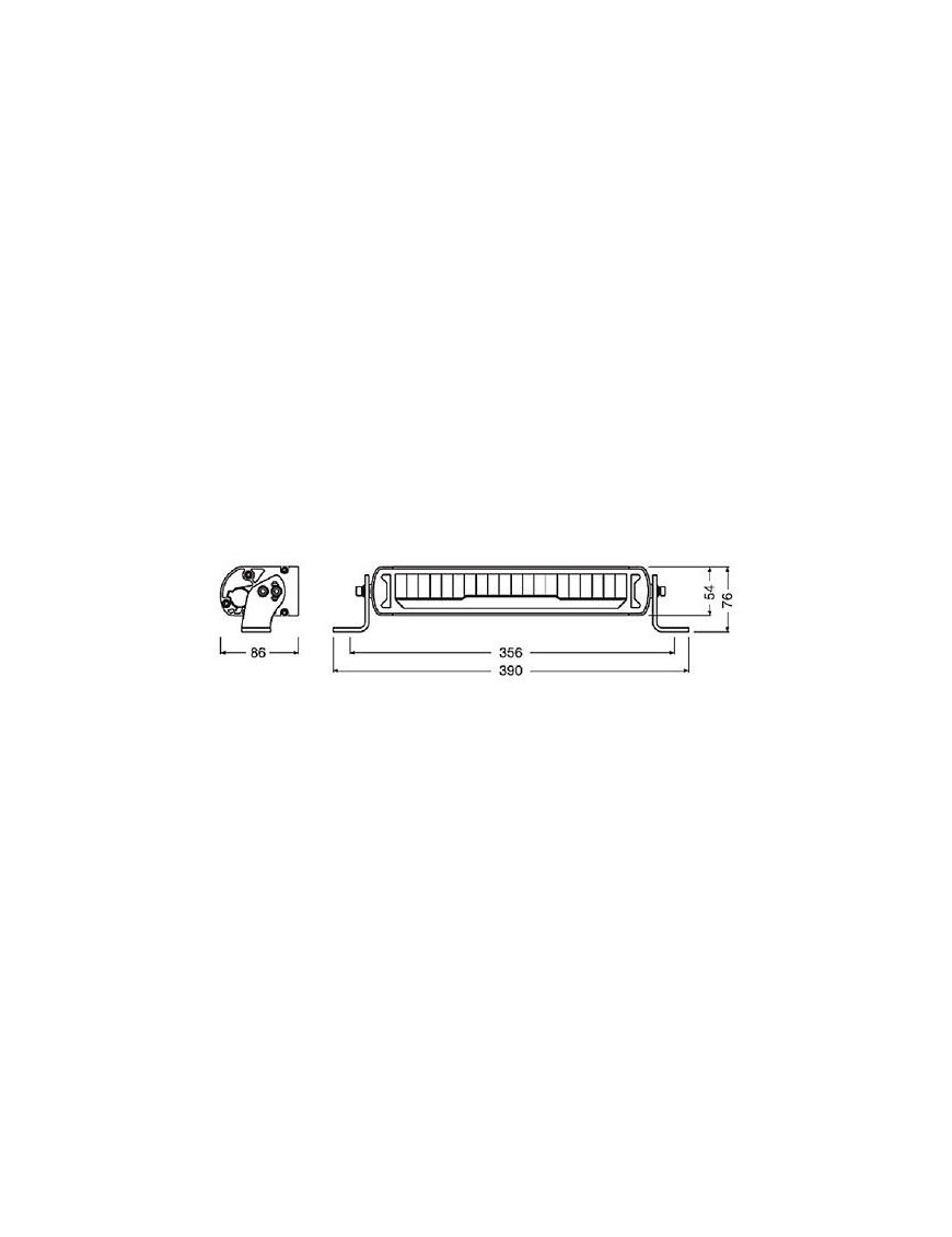 LEDriving® LIGHTBAR MX250-CB