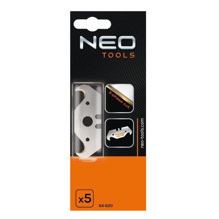Ostrza hakowe wymienne 5szt. 