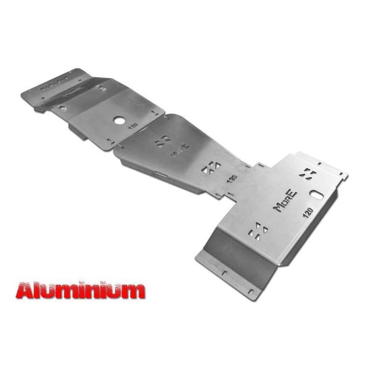 Zestaw aluminiowych osłon podwozia MorE 4x4 - Toyota Land Cruiser J120