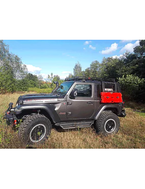BAGAŻNIK DACHOWY Z DRABINKĄ OFD - JEEP WRANGLER JL 