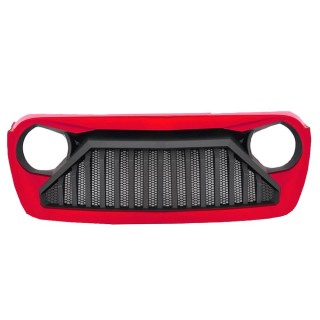 Jeep Wrangler JL Angry Eyes Grill Firecracker Red PRC OF JLGL297 Offroad Express