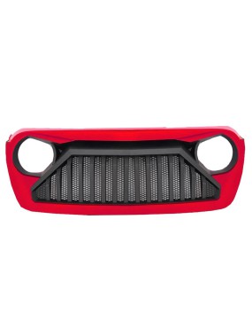 Jeep Wrangler JL Angry Eyes Grill Firecracker Red PRC OF JLGL297 Offroad Express
