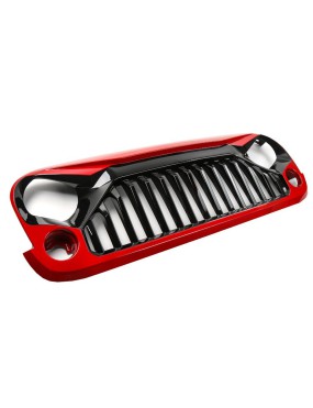 Jeep Wrangler JK 07-18 Angry Eyes Grill Firecracker Red RC/PRC OF JKGL039 Offroad Express