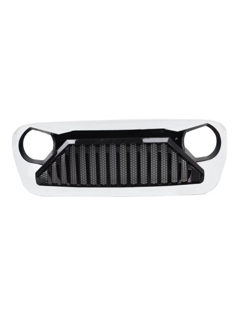 Jeep Wrangler JL Angry Eyes Grill Bright White PW7 OF JLGL296 Offroad Express