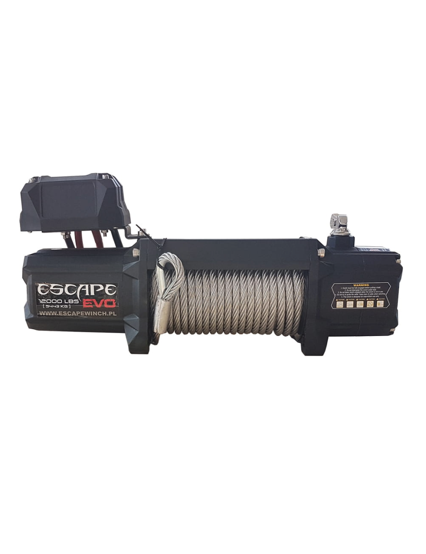 Wyciągarka Escape EVO Black 12000 lbs 5443kg 12V Wyciągarka Escape EVO Black 12000 lbs 5443kg 12V