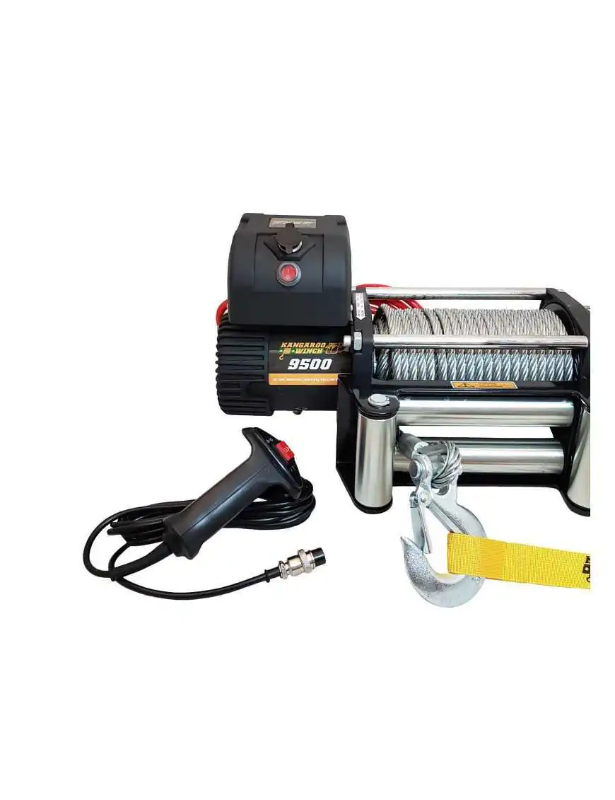 Wyciągarka samochodowa Kangaroowinch K9500 speed 12V z liną stalową