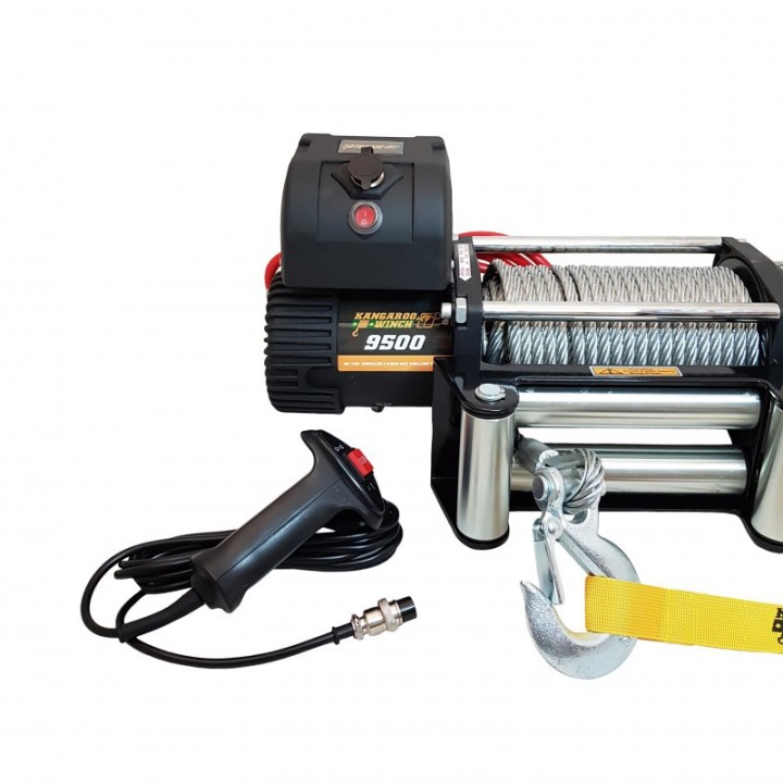 Wyciągarka samochodowa Kangaroowinch K9500 speed 12V z liną stalową