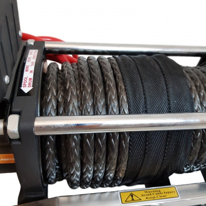 Wyciągarka samochodowa Kangaroowinch K9500 speed 12V z liną syntetyczną