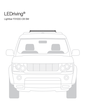 LEDriving® LIGHTBAR FX1000-CB SM 107,4x8,2x4,9 140W