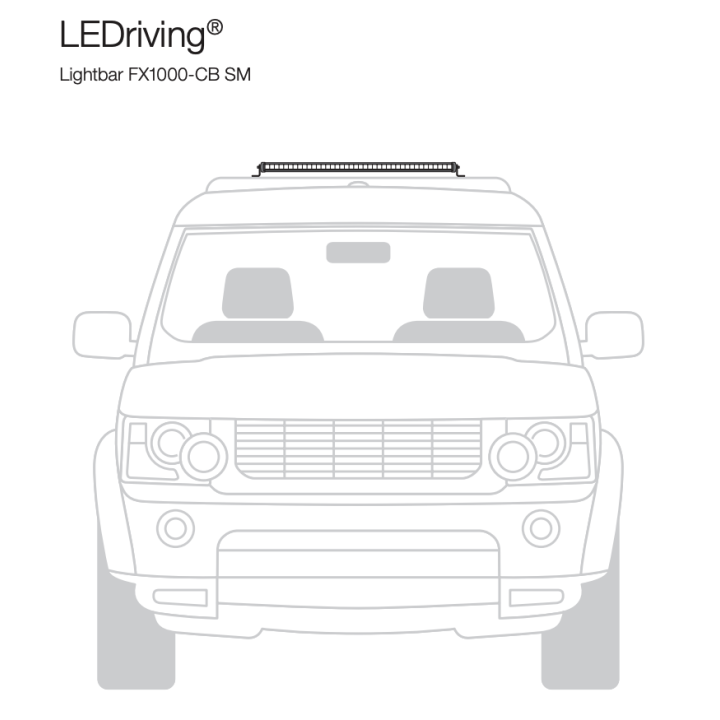 LEDriving® LIGHTBAR FX1000-CB SM 107,4x8,2x4,9 140W