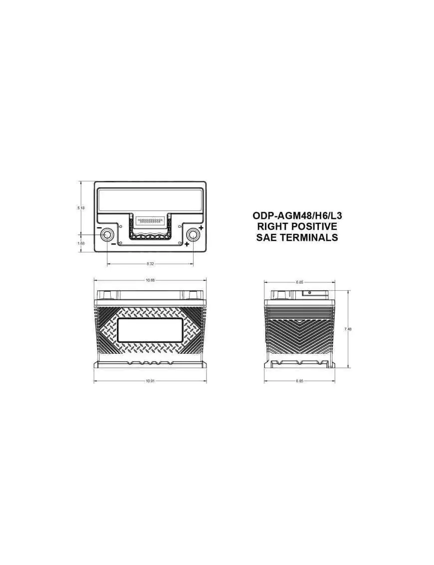 ODYSSEY Performance 69Ah 48-720 AGM48 277x174x189 