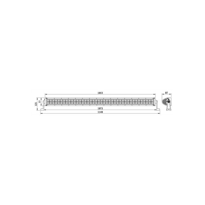 Panel LED 80x LED 240W 1140mm